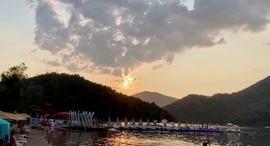 Fethiye Göcek Öçk Sınırlarındaki Ölüdeniz Bölgesindeki Günübirlik Alanlardan Görünüm (3)