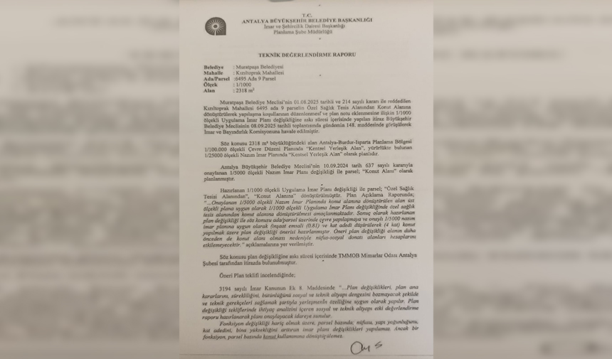 Muratpaşa Sağlık Tesisi Konut Alanı Projesi (2)