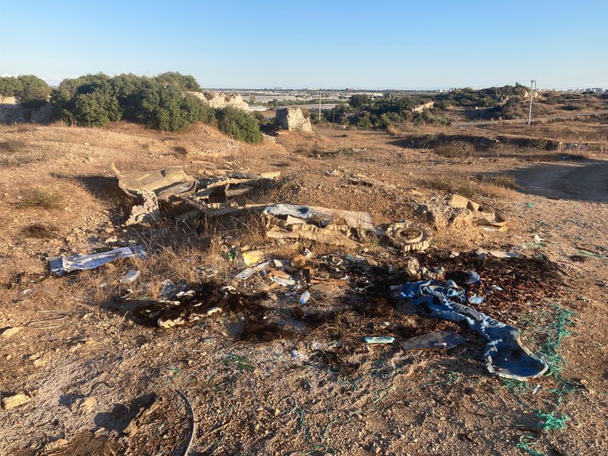 Perge Karaçalı Tepesi Çöp (2)