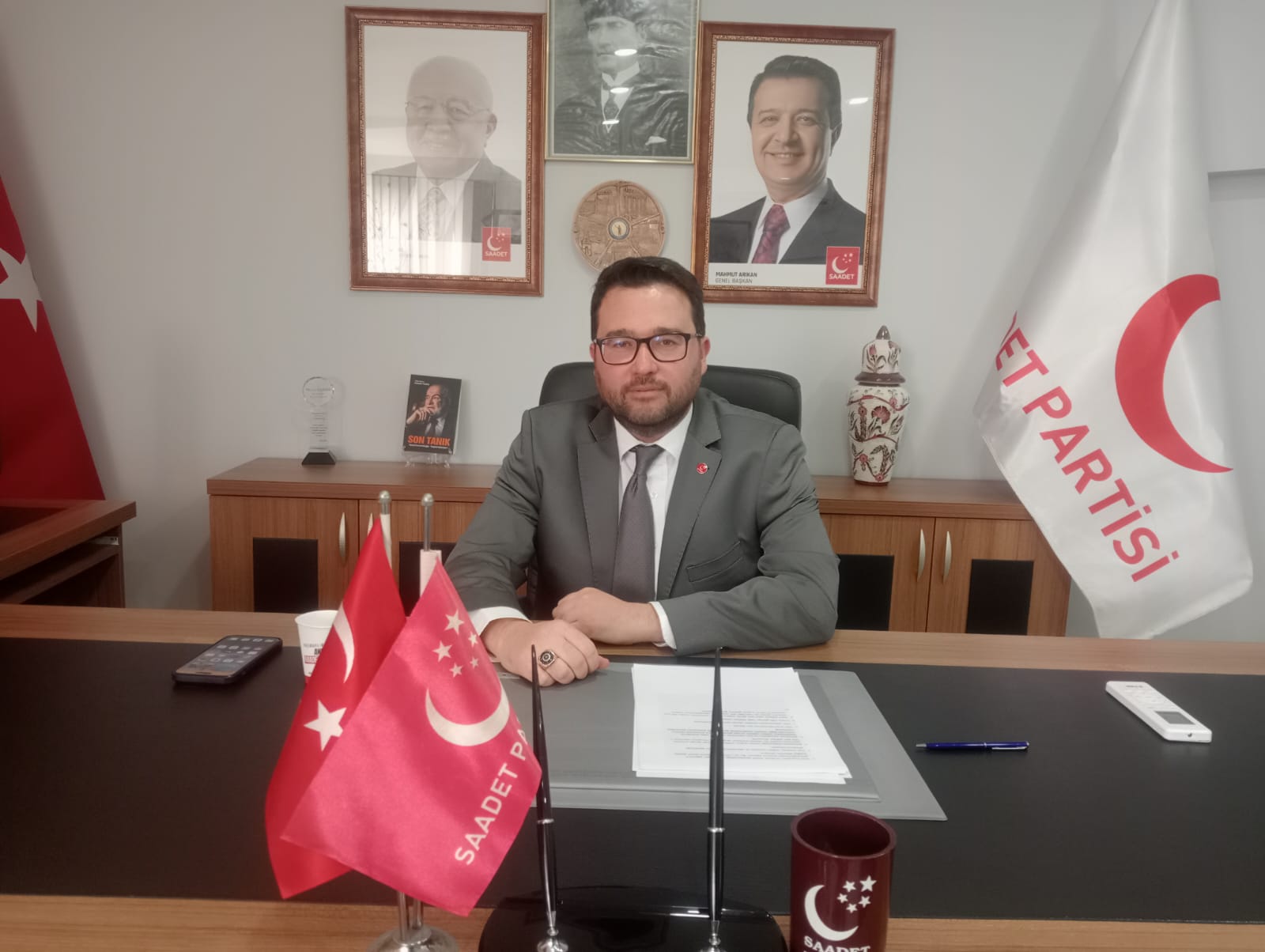 Saadet Partisi İl Başkanı Mehmet Fatih Tekin