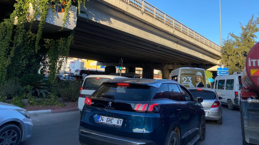 Trafik Kaosu Belek Antalya (1)