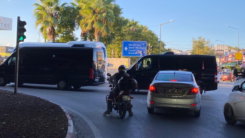 Trafik Kaosu Belek Antalya (3)