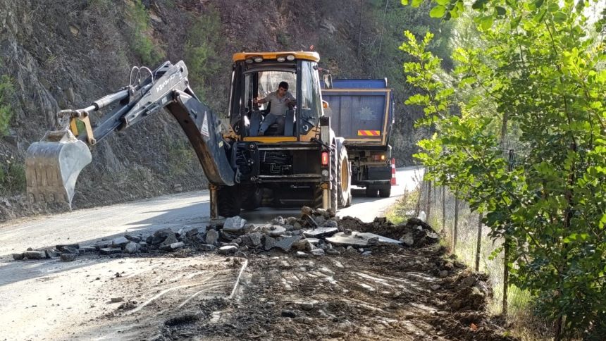 Alanya Kırsal Yol Çalışması (2)