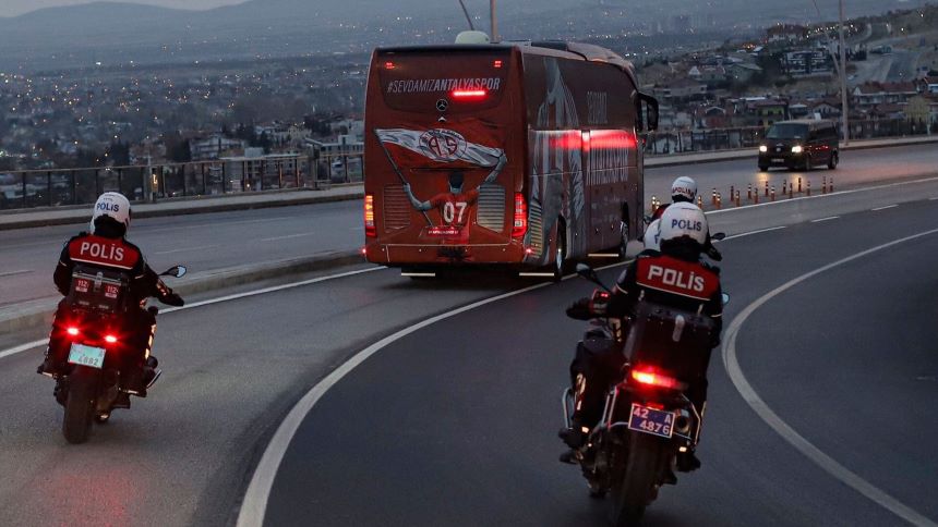 Antalyaspor Kafilesi Konya Polis