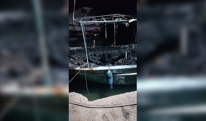 Balıkçı Barınağı Yangın