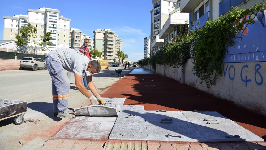 Güzeloba Kaldırım Çalışması (1)