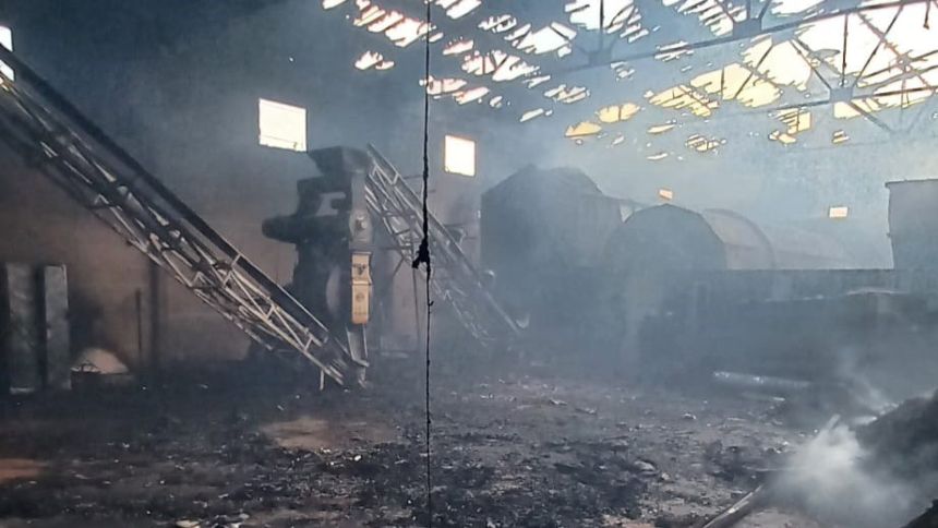 Isparta Fabrika Yangını (1)