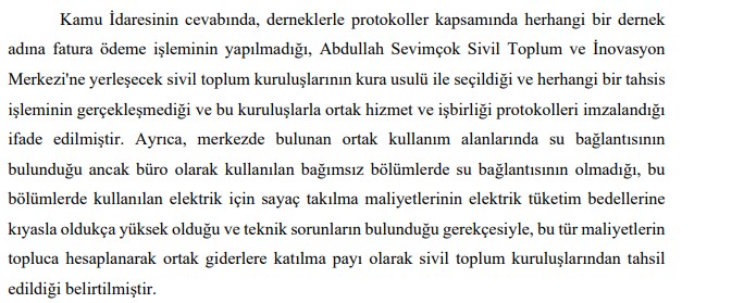 Muratpaşa Sayıştay Açıklaması