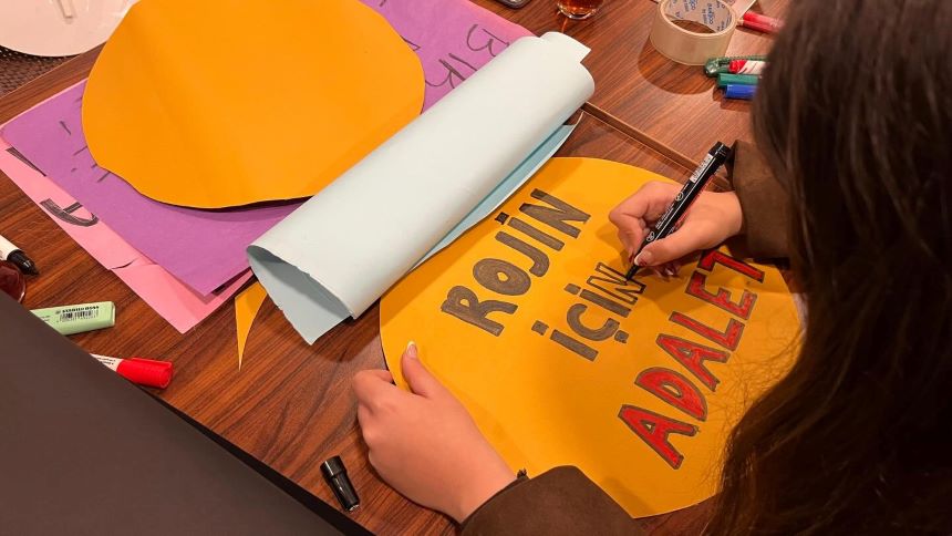 Ti̇p'li Kadınlar Pankart Hazırlığı (3)