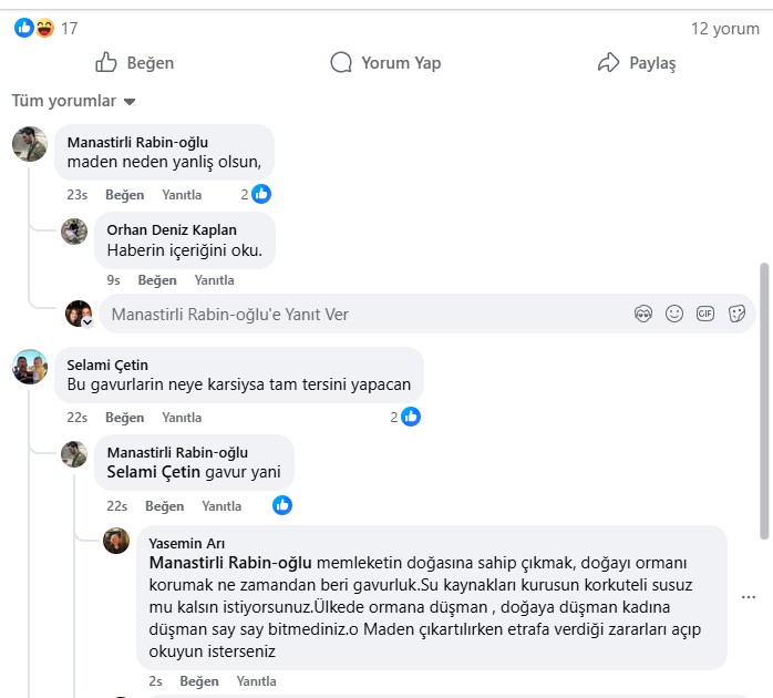 Yasemin Arı'nın Okuyucu Yorumuna Cevabı