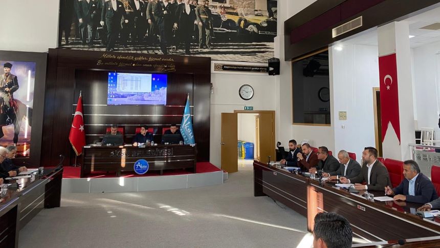 Aksu Belediyesi Aralık Ayı Meclisi 2