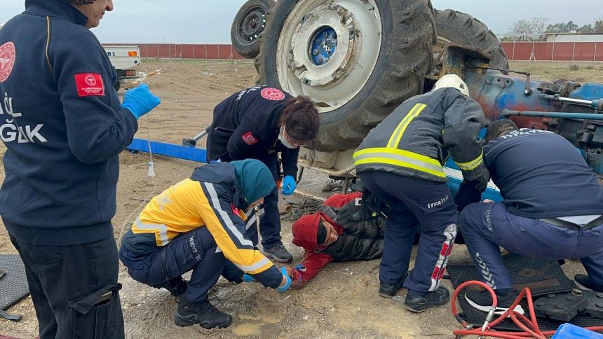 Aksu Traktör Kazası