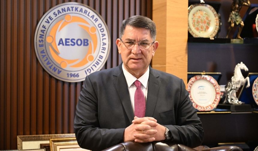 Antalya Esnaf Ve Sanatkarlar Odaları Birliği Başkanı Adlıhan Dere