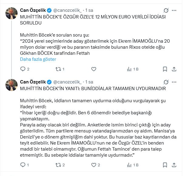 Can Özçelik Muhittin Böcek Açıklaması