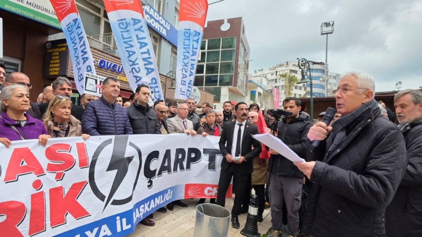Chp Elektrik Zammı Protesto (5)