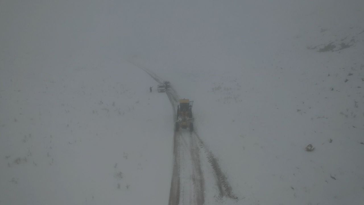 Kar Yağışı Korkuteli (2)