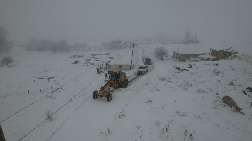 Kar Yağışı Korkuteli (3)