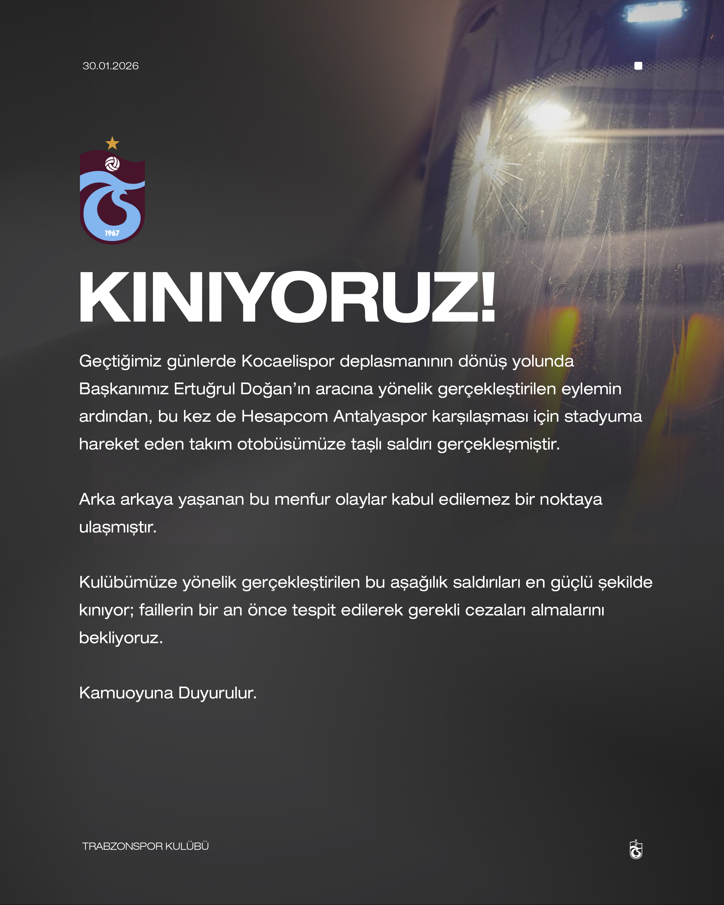 Kınama Yazısı
