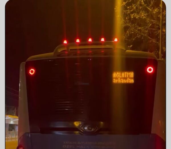 Otobüs Şoförü Uyarı