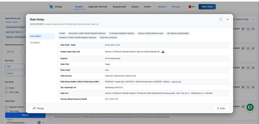 Sgk Yeni Binası Ihale