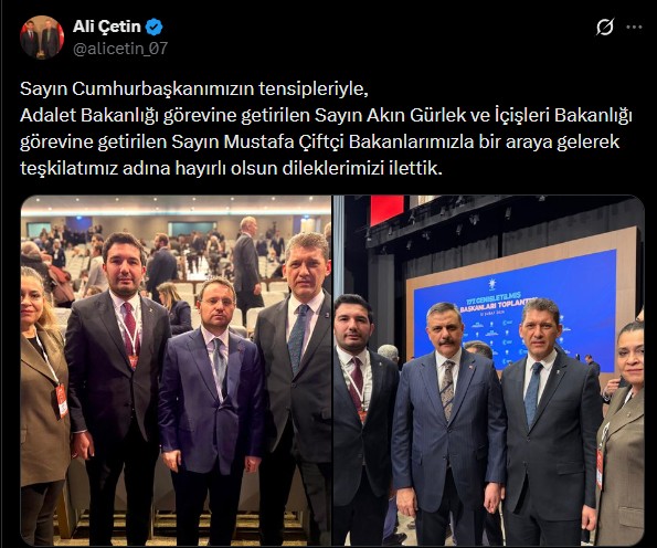 Ali Çetin Akın Gürlek Paylaşımı