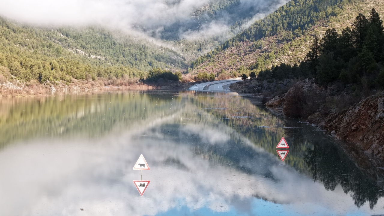 Antalya Konya Yolu Sular Altında Kaldı
