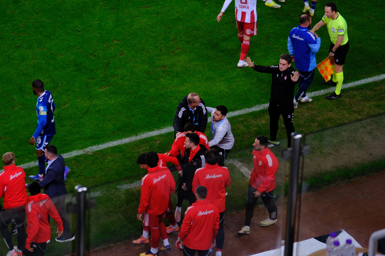 Antalyaspor Samsunspor Maçı Gergin Anlar