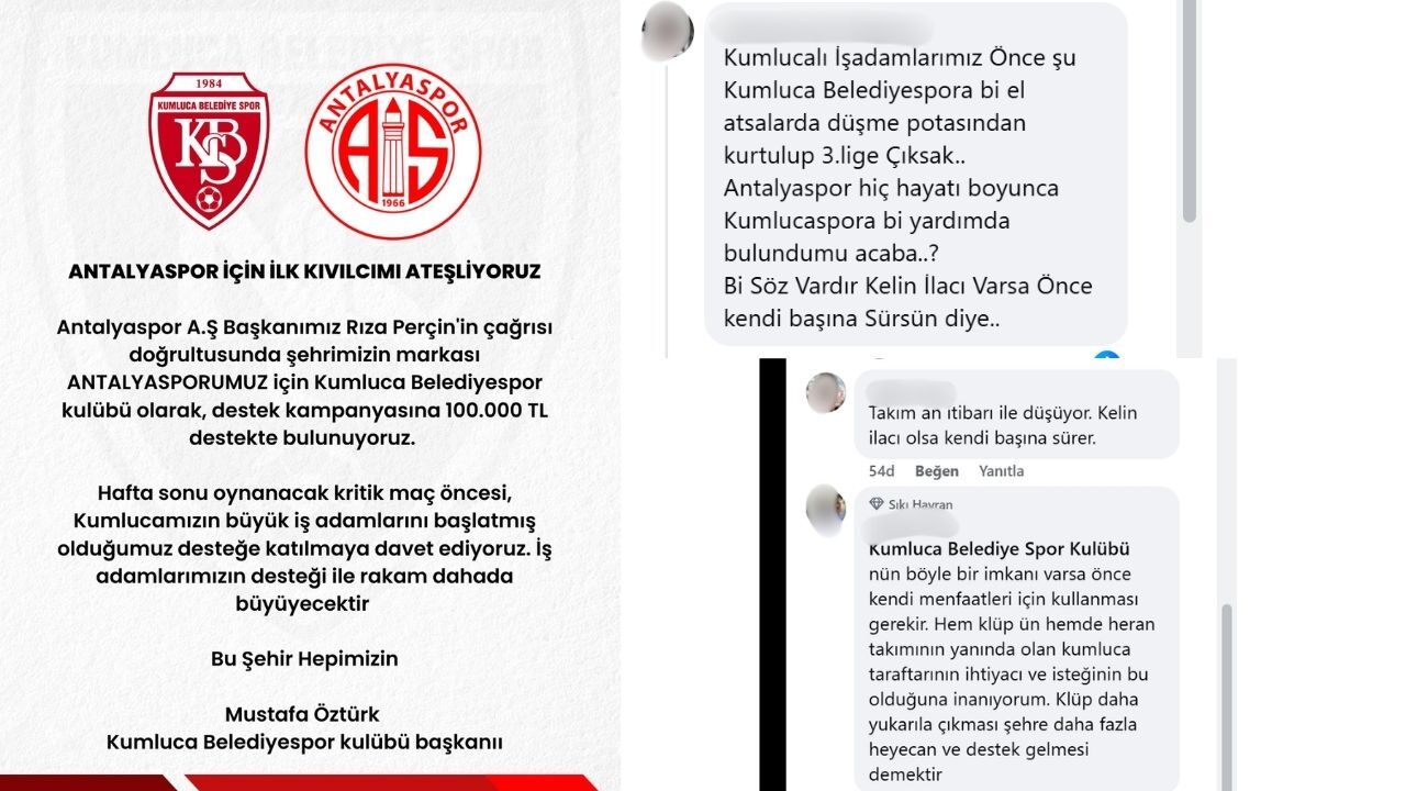 Kumluca Belediyesipor Eleştiri