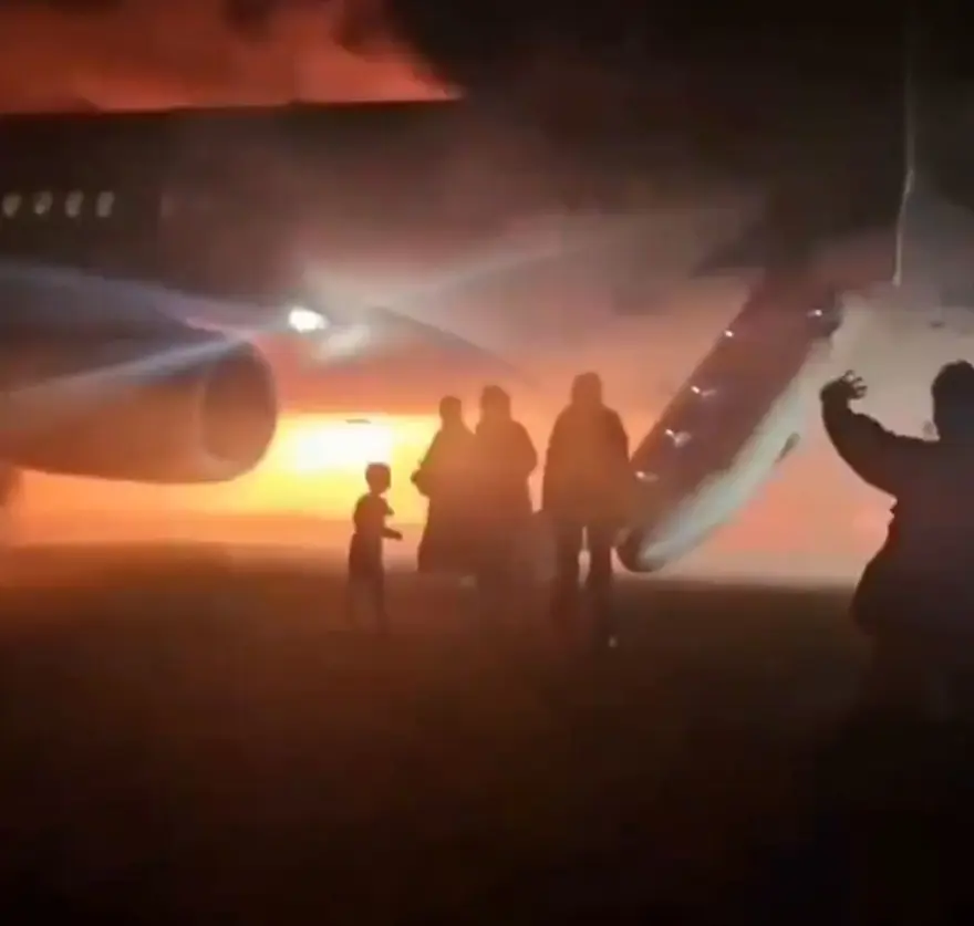 Antalya Yanan Uçak 2