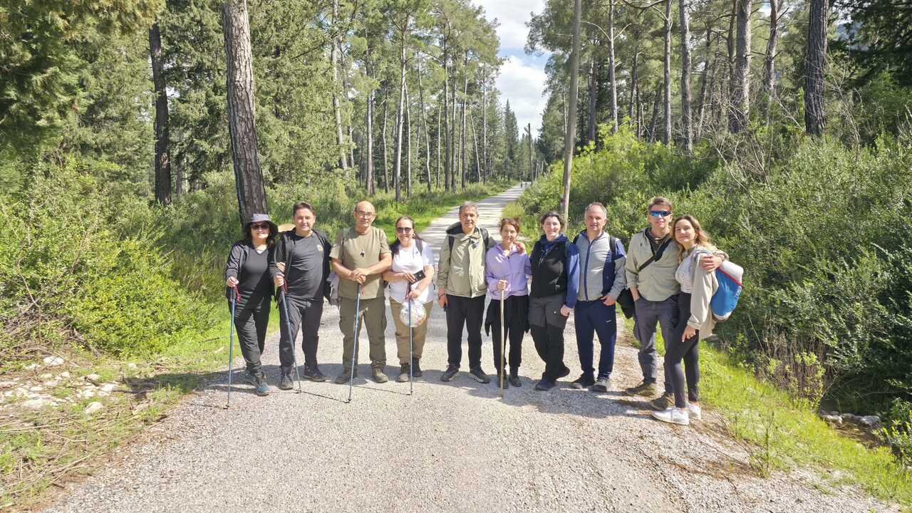 Akbaş Göleti Yolu- yürüyüş - orman koridoru