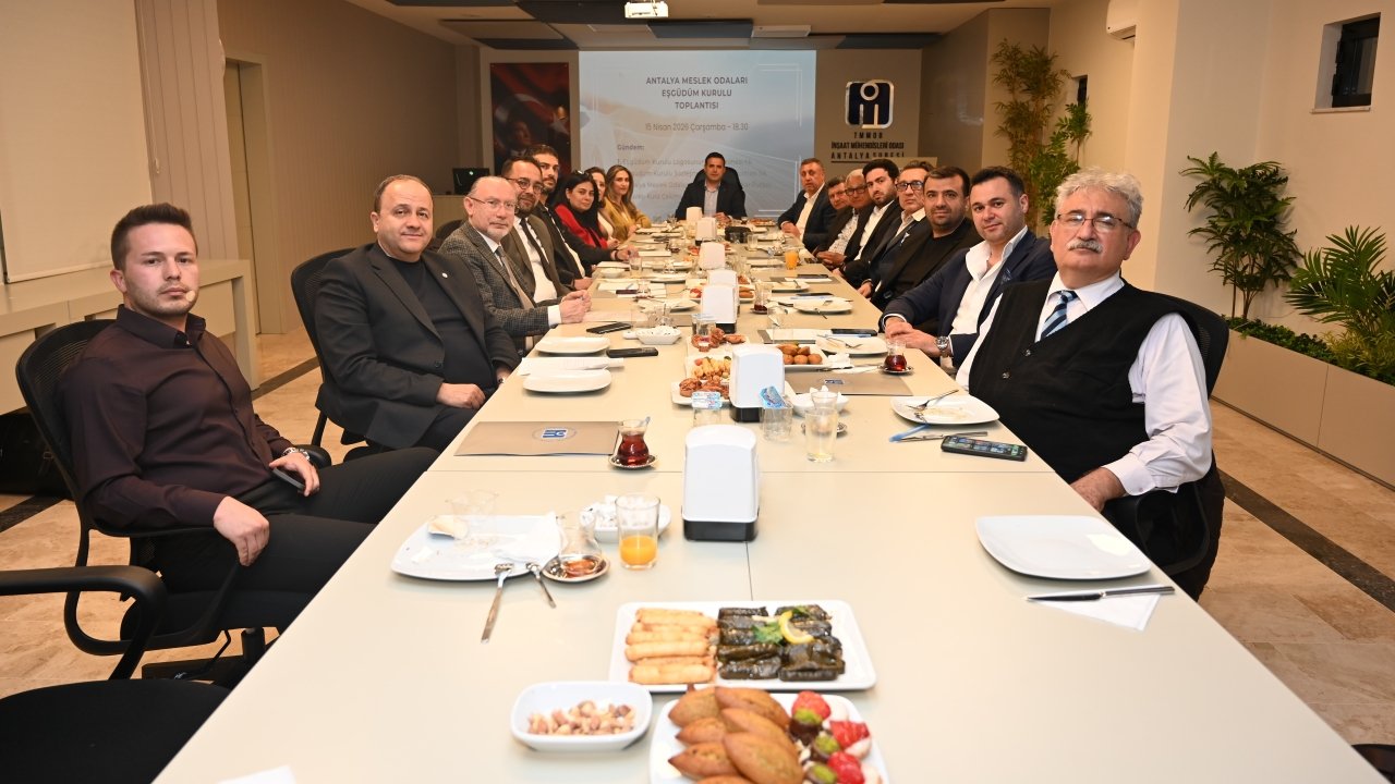 Antalya Meslek Odaları Başkanları Bir Arada (2)