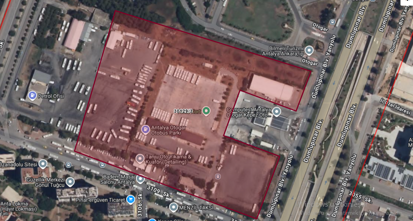 Antalya Otogarı’nın Yanında Dev Arsa Ihaleye Çıkıyor (2)