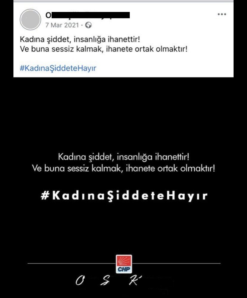 Tacizle Suçlanan Şahsın Partili Kimliği Ile Tacize Karşı Geçmişte Paylaşımlar Yaptığı Görülüyor