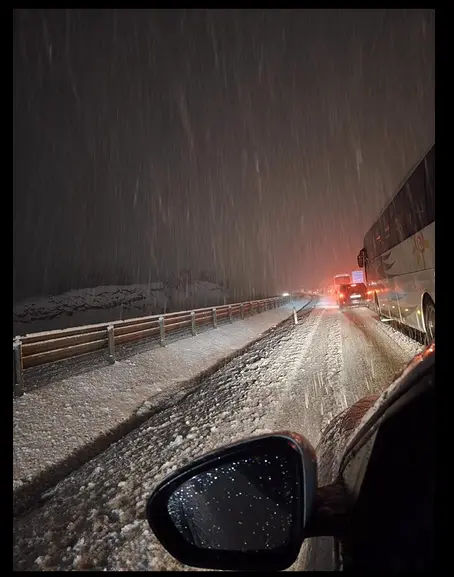 Afyon _ Antalya Yolu - Kar 1