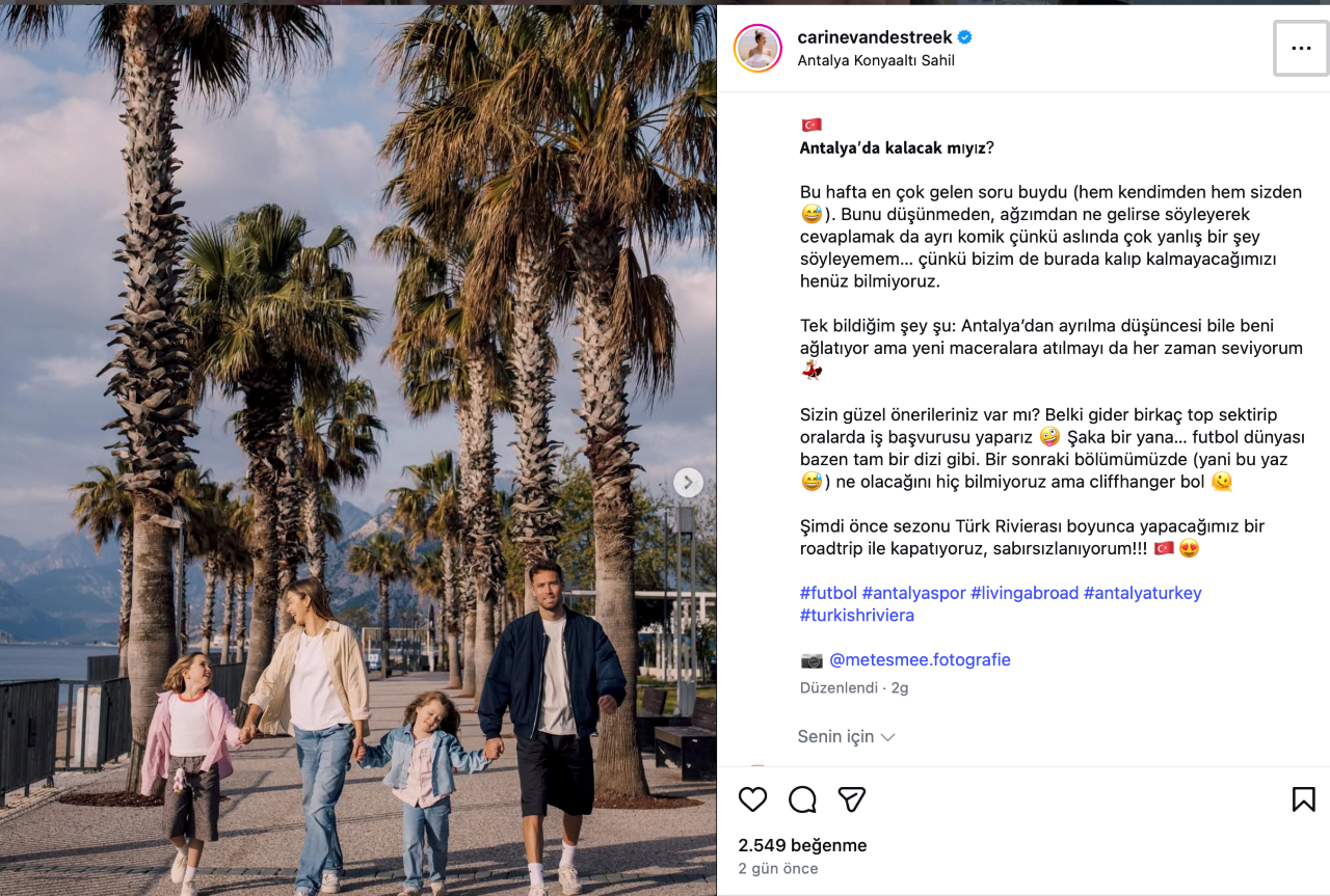 Carina Van De Streek’in Paylaşımı