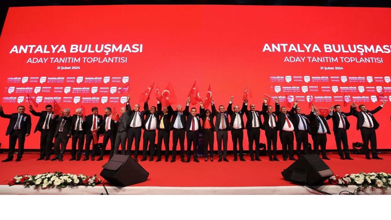 Chp Antalya Belediye Başkanları Tanıtımı 21 Şubat 2024