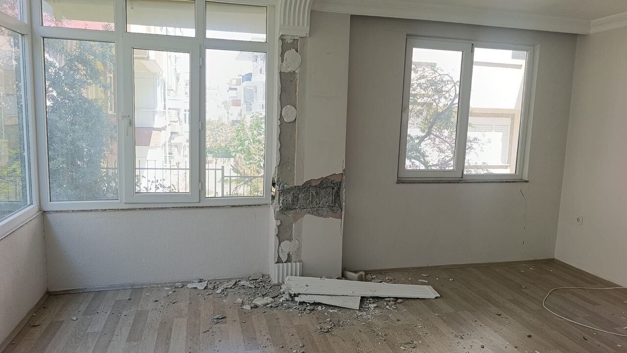 Manavgat Çökme Tehlikesi Olan Apartman (3)
