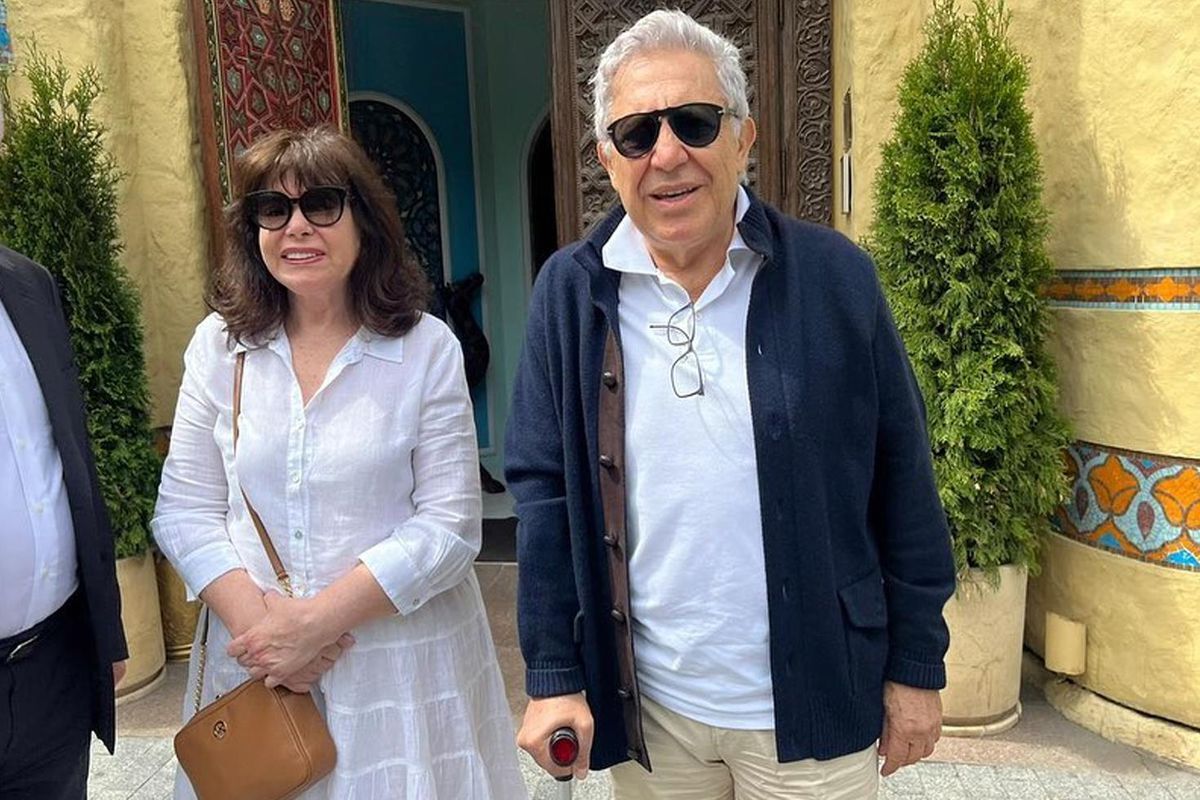 Zülfü Livaneli Ve Eşi Ülkü Li̇vanel,