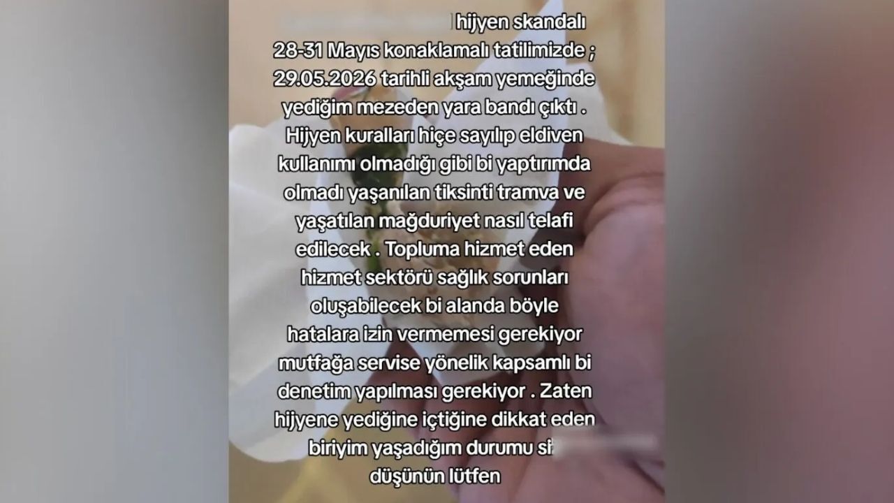 Alanya’daki Otelde Mezeden Yara Bandı Çıktı! (1)