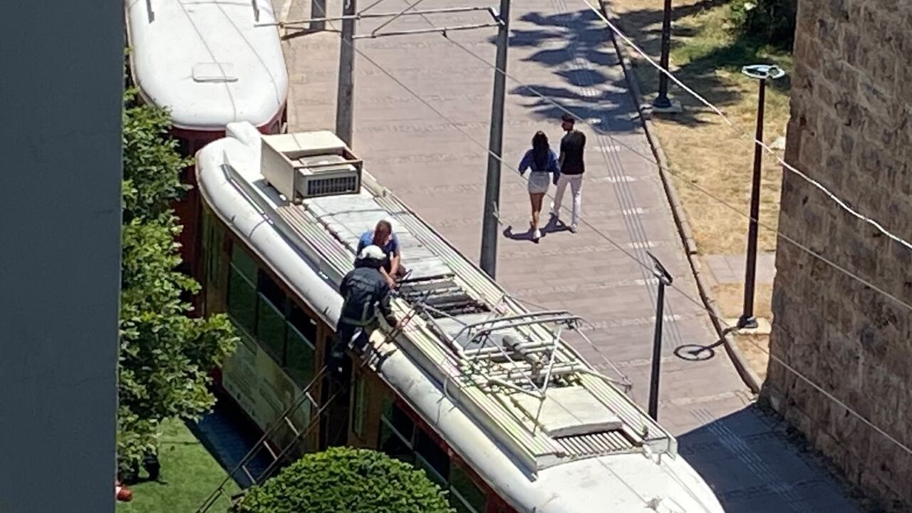 Nostalji Tramvayı Yangın (2)