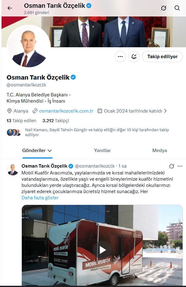 Osman Tarık Özçelik Paylaşım
