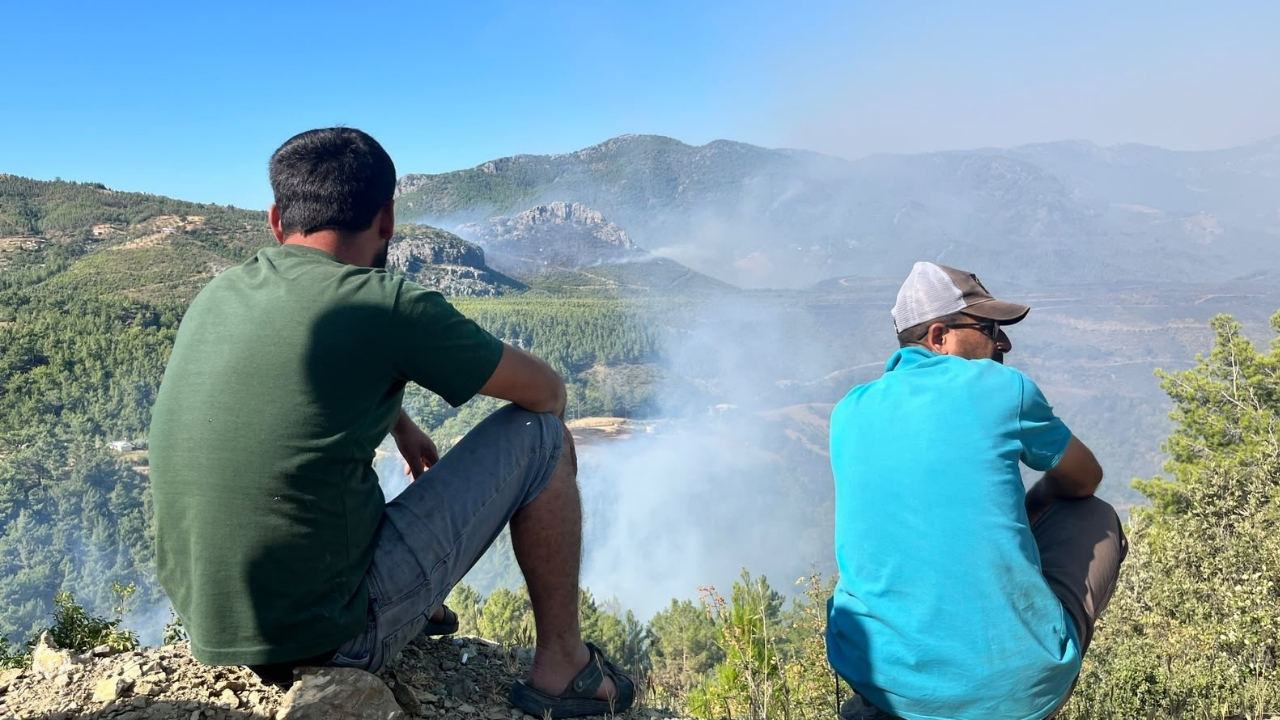 Alanya Orman Yangını Söndürme Çalışması
