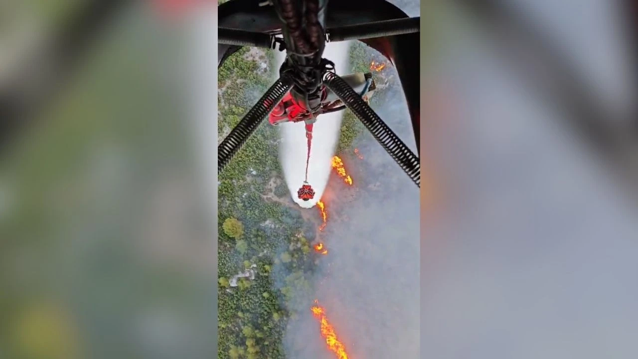 Antalya'da Orman Yangını! Kaş'ta Alevlere Havadan Ve Karadan Müdahale (2)