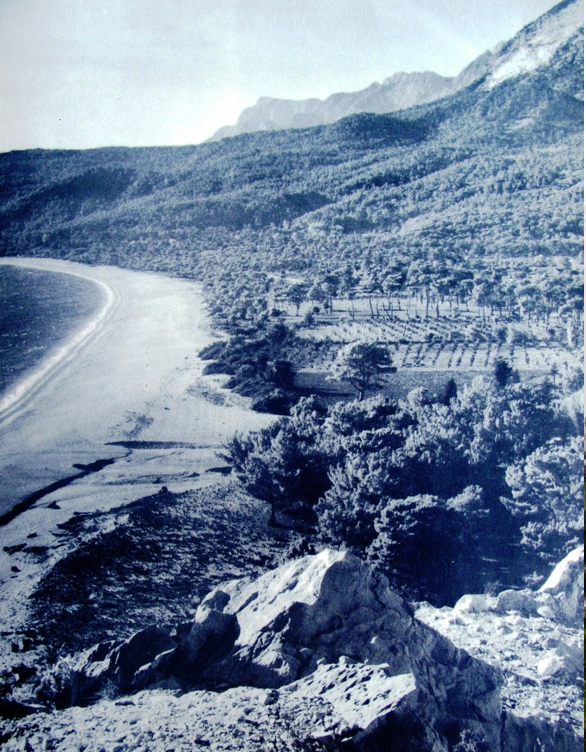 Beldibi Sahilinin Milli Park Ilan Edildiği Dönemdeki Görünümü. 1970'Lerin Başı.