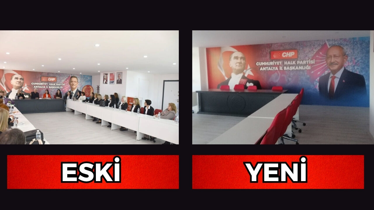 Chp Antalya İl Binası Değişim Manşet
