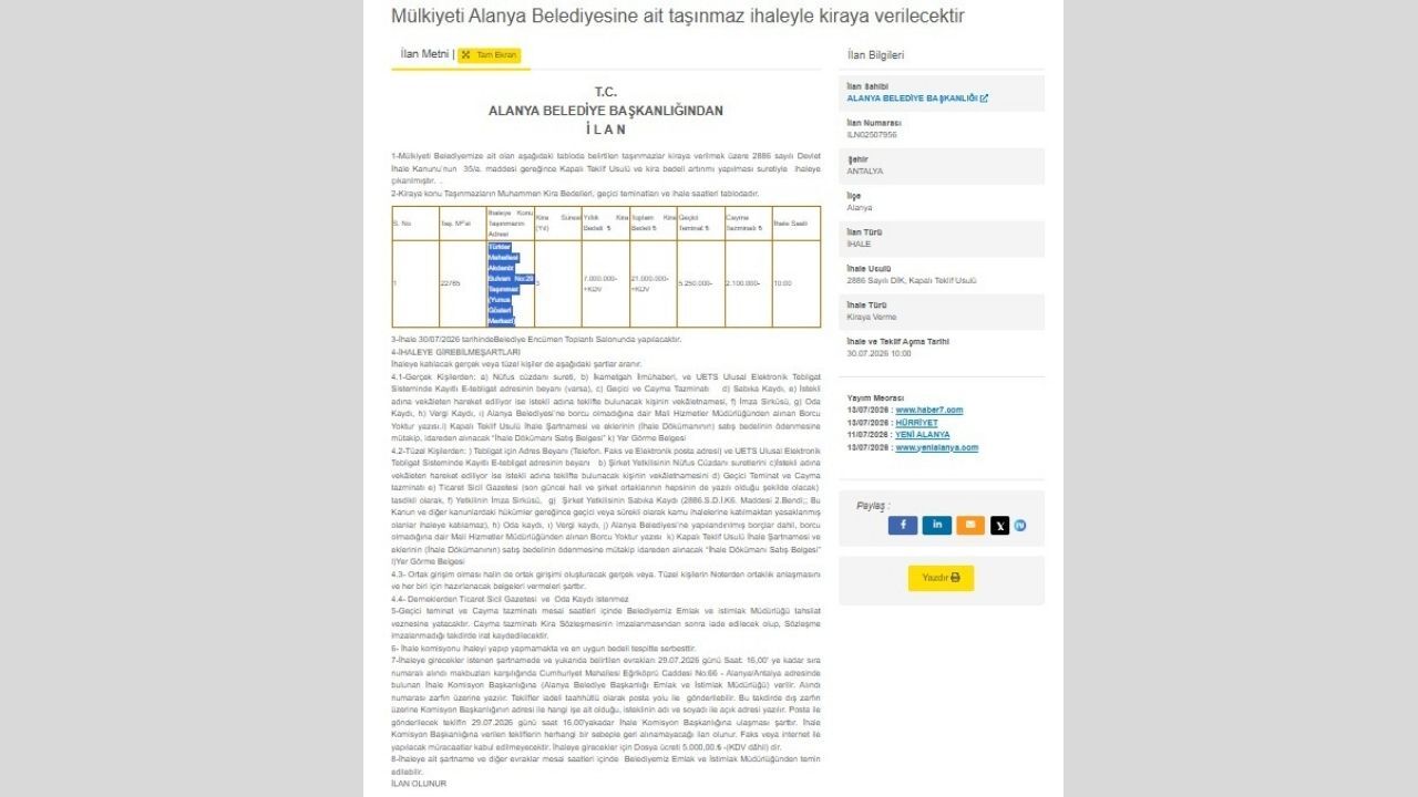 Giriş Ücreti 1.341 Tl, Yunuslarla Yüzme 6.438 Tl! Alanya’da Yunus Parkı Kiraya Veriliyor (2)