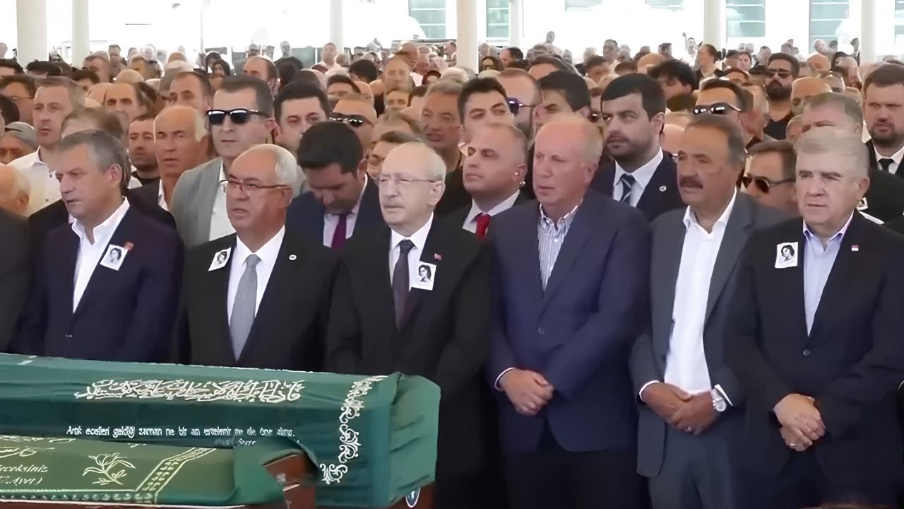 Olcay Baykal Son Yolculuğuna Uğurlandı! Kılıçdaroğlu Ve Özel Yan Yana (1)