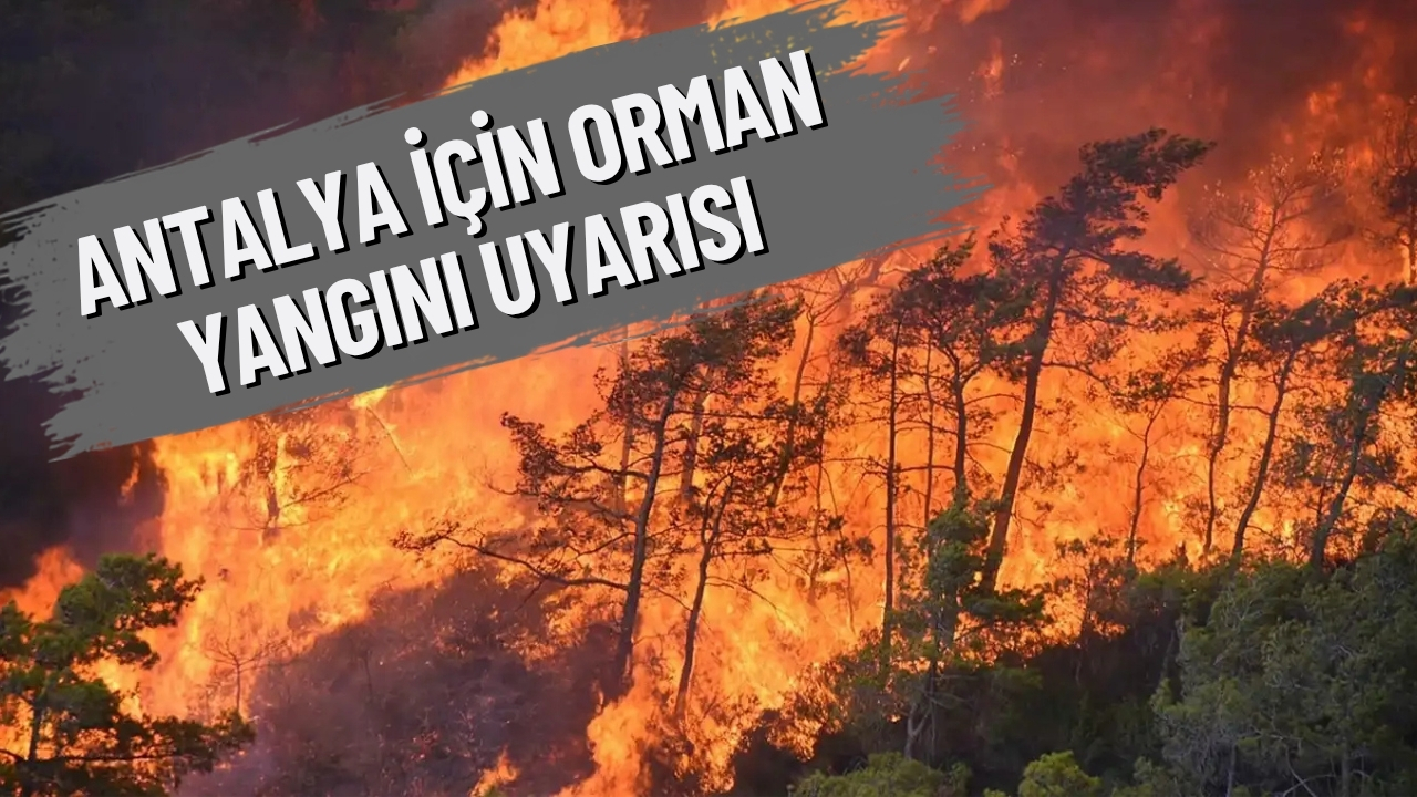 Antalya için orman yangını uyarısı! Şiddetli rüzgar korkutuyor