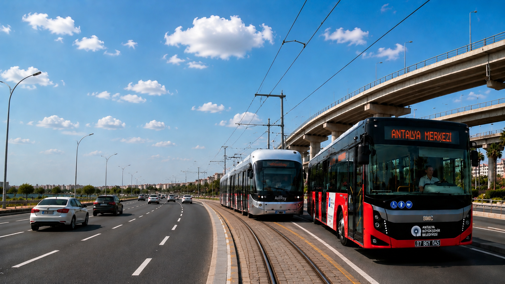 Antalya'da tramvay seferlerinde düzenleme: Yeni ring hattı devrede
