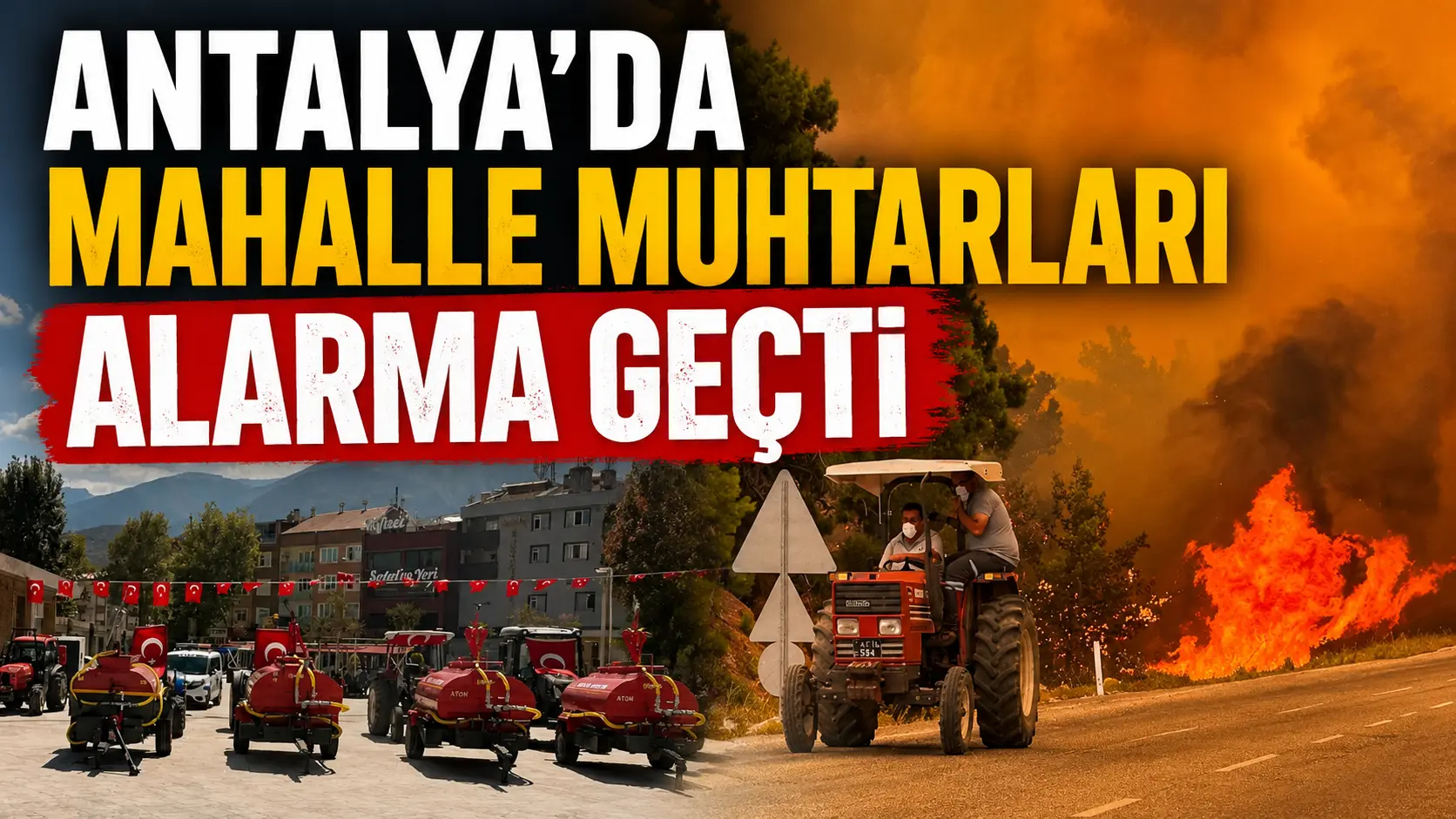 Antalya'da mahalle muhtarları alarma geçti